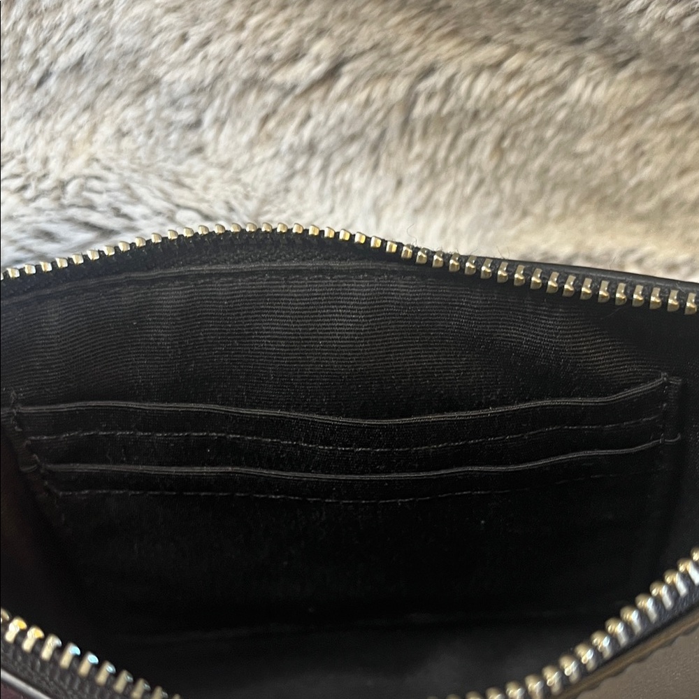 Coach Metallic Silver Wristlet - Picture 7 of 8